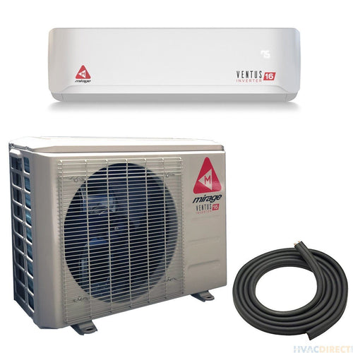 Mirage Ventus X 36,000 BTU 17 SEER Ductless Mini Split Air Conditioner and Heat Pump 220V/60Hz - VXH361A