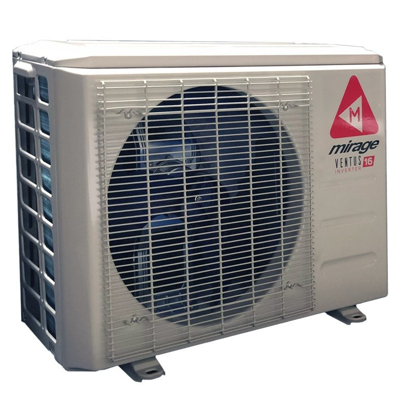 Mirage Ventus X 36,000 BTU 17 SEER Ductless Mini Split Air Conditioner and Heat Pump - 220V/60Hz - Backyard Provider