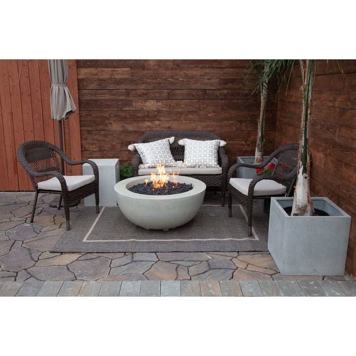 Prism Hardscapes 39" Moderno 8 Fire Bowl with Free Cover - Ph-440-4ng_7b15