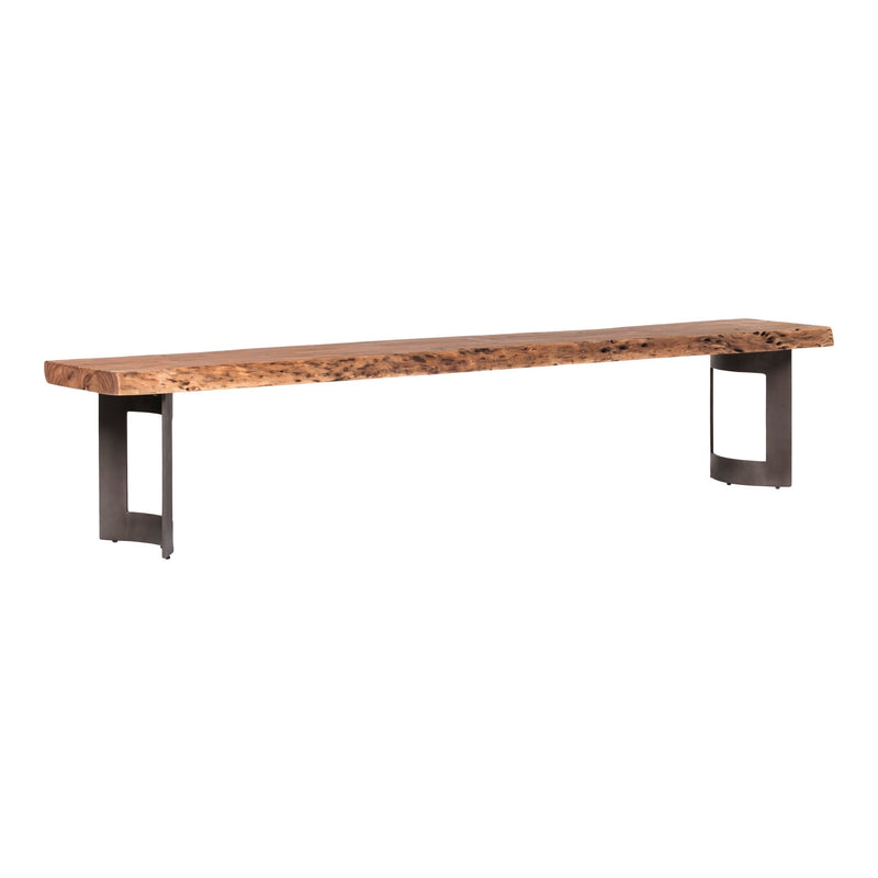 Moe's Home Collection Bent Bench Large Smoked VE-1029-03