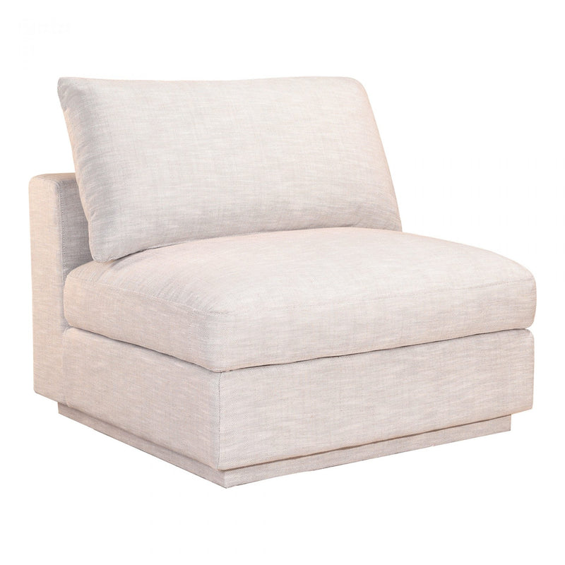 Moe's Home Collection Justin Slipper Chair in Taupe RN-1103-39