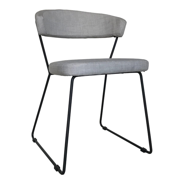 Moe's Home Collection Set of Two Adria Dining Chair Gray HK-1010-15