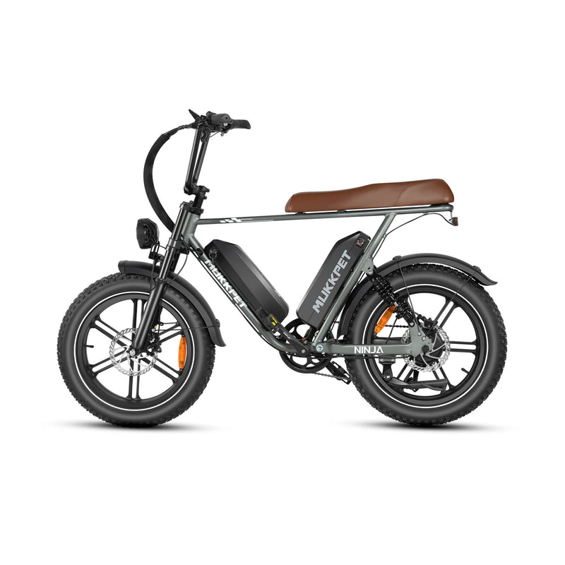 Performer 2024 Mukkpet NINJA 750W 48V Suspension Fat Tire Electric Bike