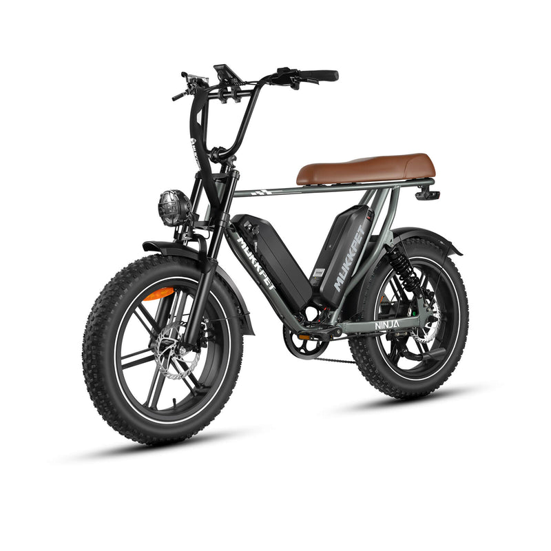 Performer 2024 Mukkpet NINJA 750W 48V Suspension Fat Tire Electric Bike