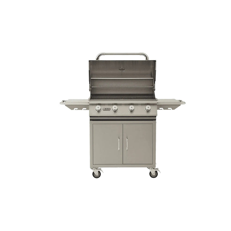 Bull Grills Outlaw 30" Built In Grill Head with Cart 26001 LP and 26002 NG