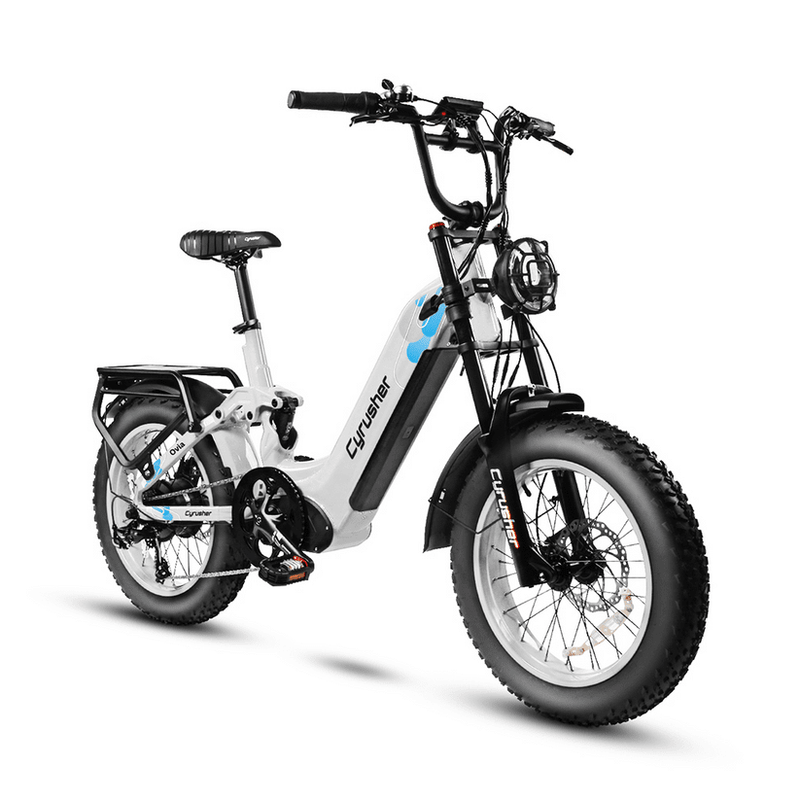 Cyrusher Sport Ovia Step-through Air Shock Full Suspension Electric Bike