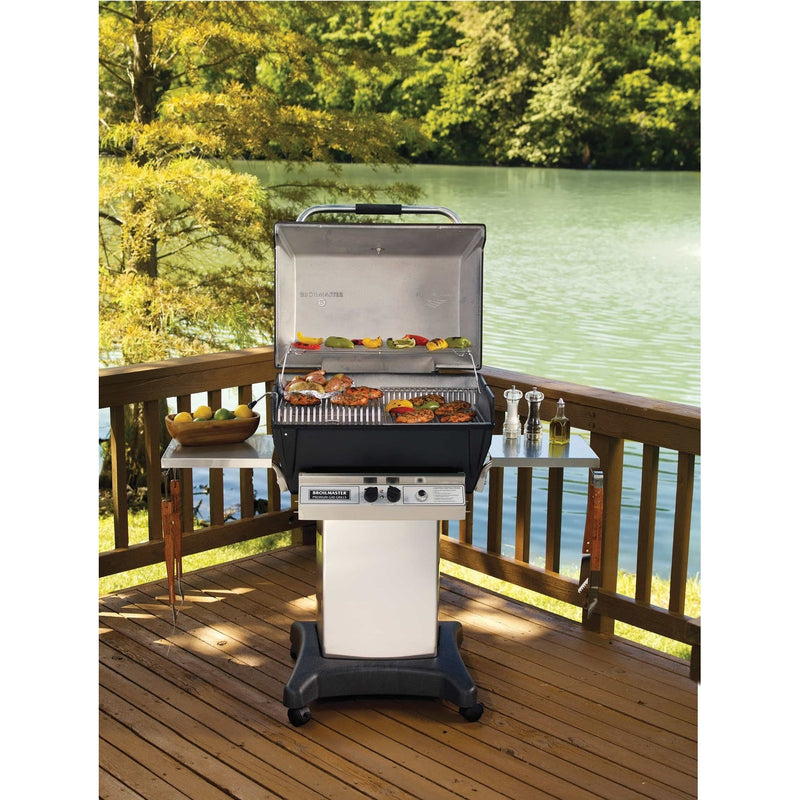 Broilmaster 27-Inch Super Premium Series Built-In Liquid Propane Grill Black - P3SX