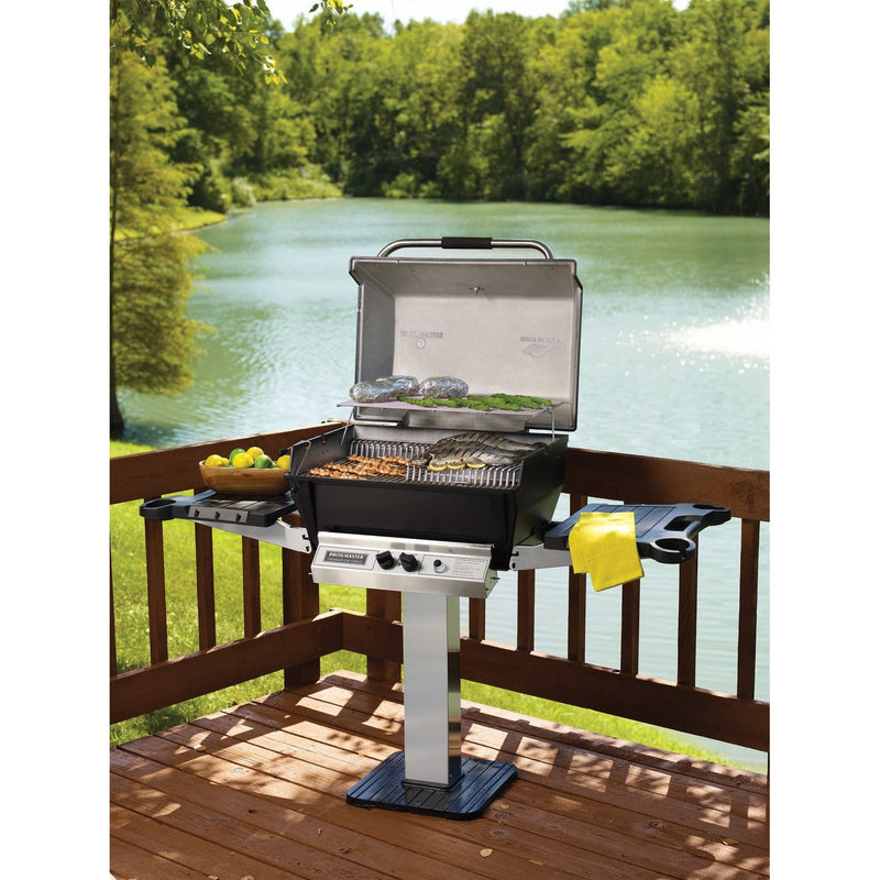 Broilmaster Premium Series 27-Inch Built-In Liquid Propane Grill with 2 Standard Burners in Black - P3XF