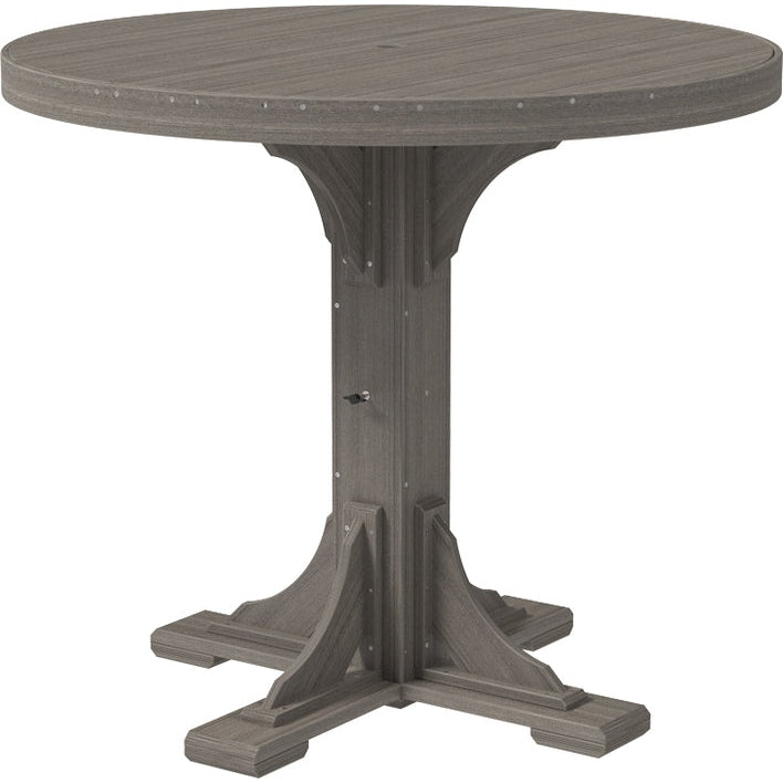 LuxCraft 4' Round Table - Bar Height - P4RT-BHCWB