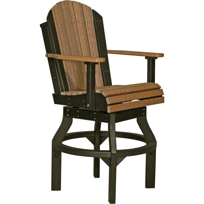 LuxCraft Adirondack Swivel Chair - Bar Height - PASC-BHCHB