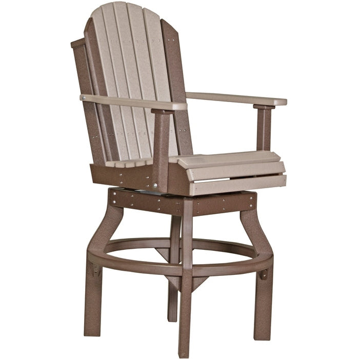 LuxCraft Adirondack Swivel Chair - Bar Height - PASC-BHCHB