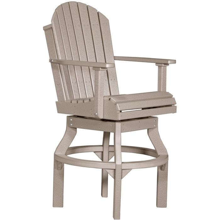 LuxCraft Adirondack Swivel Chair - Bar Height - PASC-BHCHB