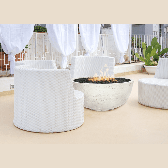 Prism Hardscapes 39" Moderno 1 Fire Bowl with Free Cover - Ph-400-4ng