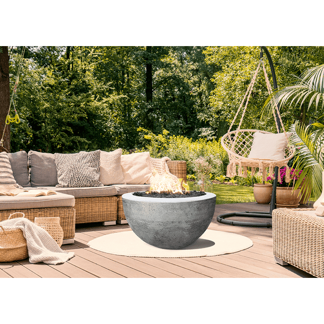 Prism Hardscapes 30" Moderno 3 Fire Bowl with Free Cover - Ph-402-4ng_a168