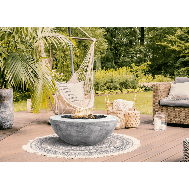 Prism Hardscapes 36 Inch Moderno 5 Fire Bowl Free Cover - Ph-426-4ng