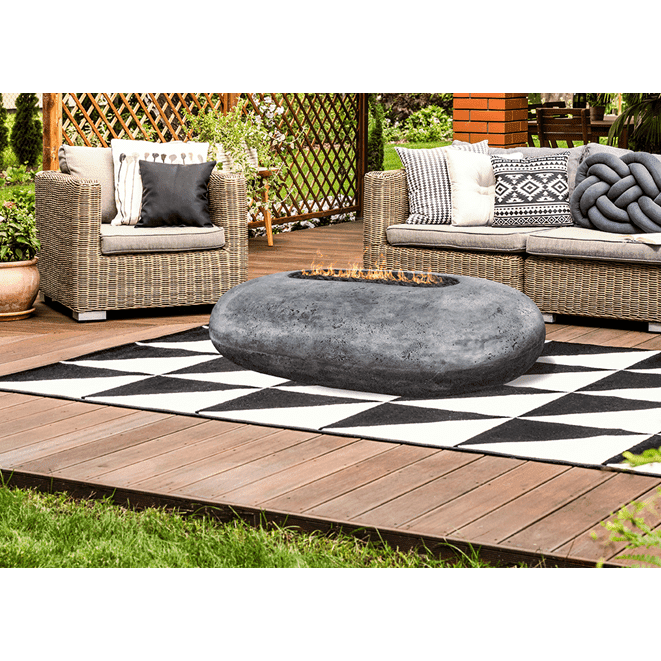 Prism Hardscapes Pebble Fire Table with Free Cover - Ph-410-4ng_b052