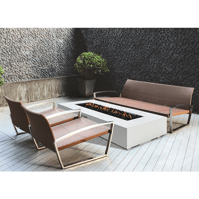 Prism Hardscapes 90" X 38" Tavola 6 Fire Table with Free Cover - Ph-415-4ng