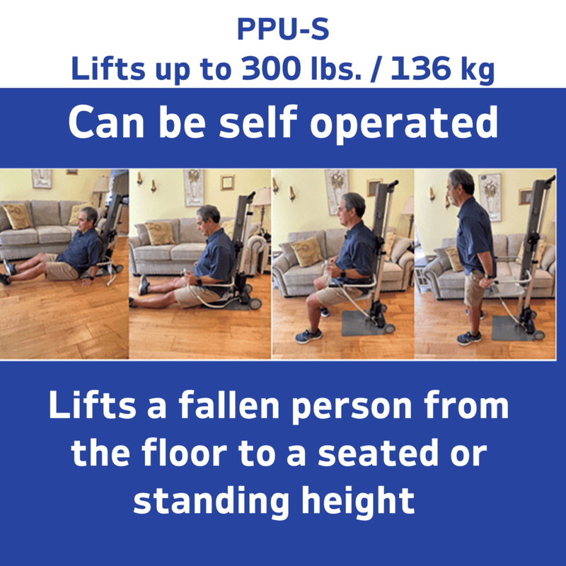 IndeeLift PPU-S Human Floor Lift - Fall Recovery - PPU-S