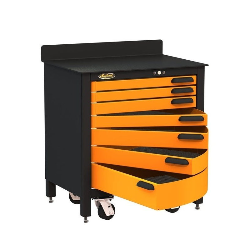 Swivel Storage Solutions Pro 30 7-Drawer Moveable Workbench Model: PRO303507 - Backyard Provider