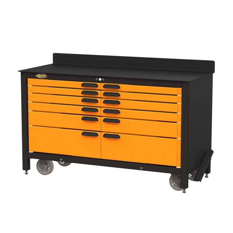 Swivel Storage Solutions Pro 60 12-Drawer Rolling Workbench Model: PRO603512 - Backyard Provider