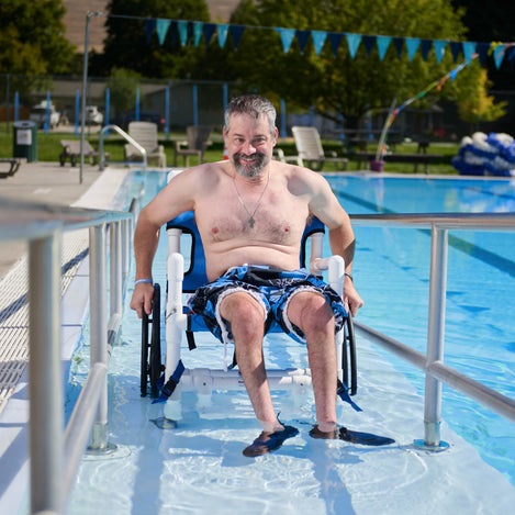 Aqua Creek PVC Pool Access Chairs - F-520SPM