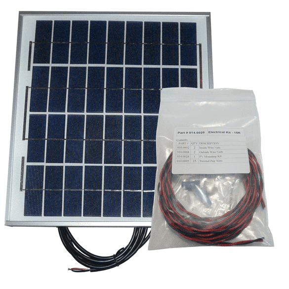 Heliatos RV Freeze Protected Solar Water Heater Kit with External Heat Exchanger - Backyard Provider