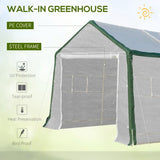 Outsunny 20' L x 10' W x 8' H Heavy-duty Greenhouse - 169BII9TKTG01