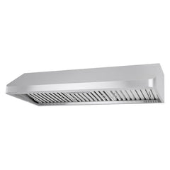 Cosmo 48" Under Cabinet Range Hood with Push Button Controls, Permanent Filters, 3-Speed Fan and LED Lights in Stainless Steel - COS-QB48