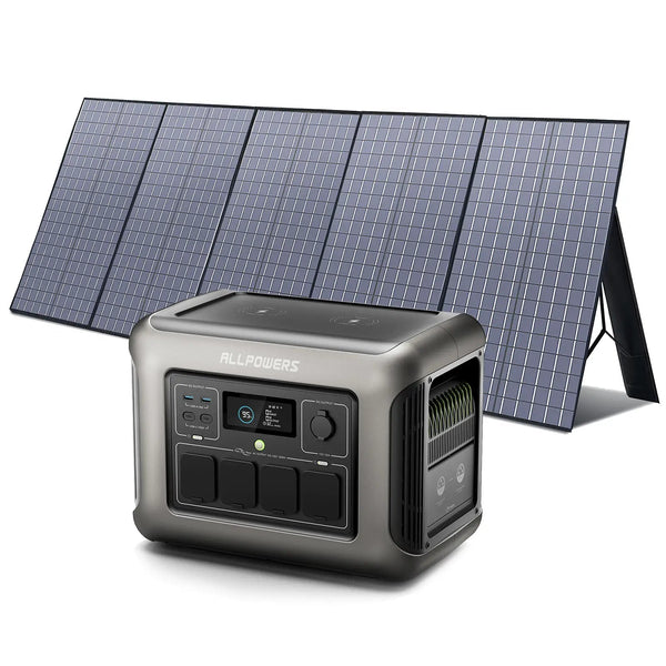 ALLPOWERS Solar Generator Kit 3200W R3500 + SP039 600W Solar Panel