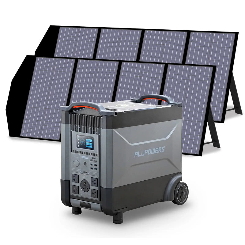 ALLPOWERS Solar Generator Kit 3600W R4000 + SP029 140W Solar Panel