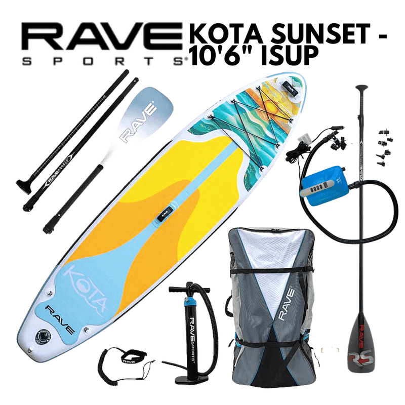 Rave Sports 10' 6" Kota Sunset Inflatable Paddleboard - 03064