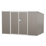 Outsunny 11' x 6' x 6' Steel Garden Storage Shed - 845-680CG