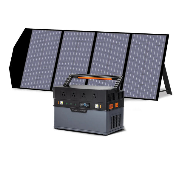 ALLPOWERS Solar Generator Kit 1500W S1500 + SP029 140W Solar Panel