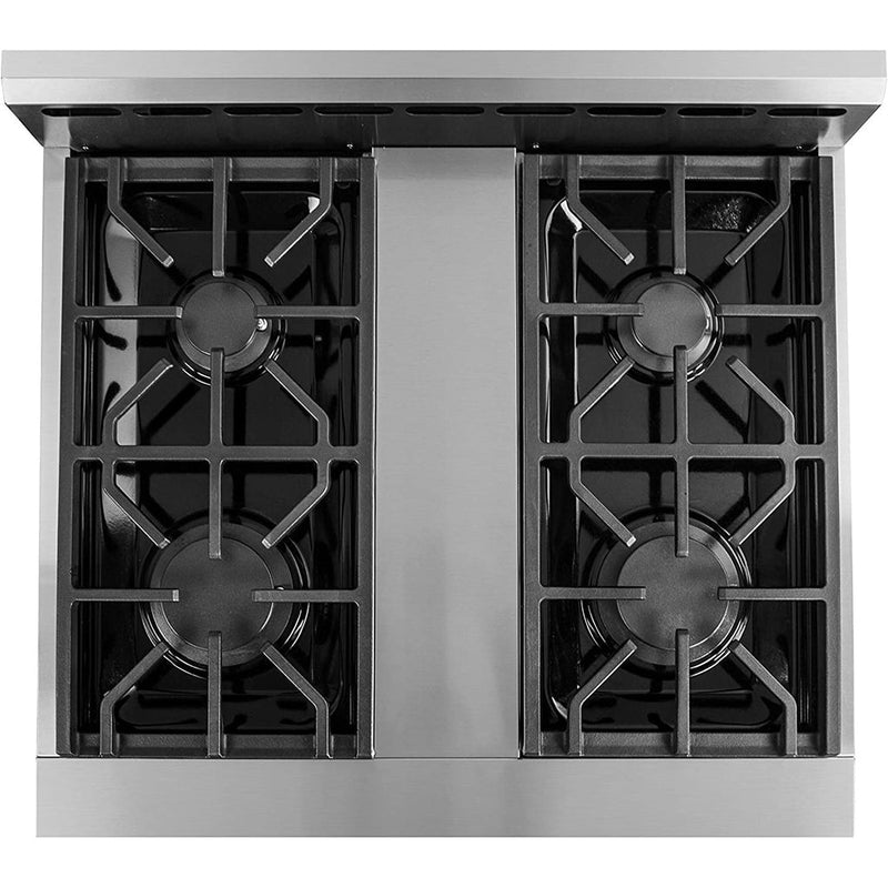 NXR 30 in. Natural Gas Range and Under Cabinet Range Hood Package, - SC3055RHBD