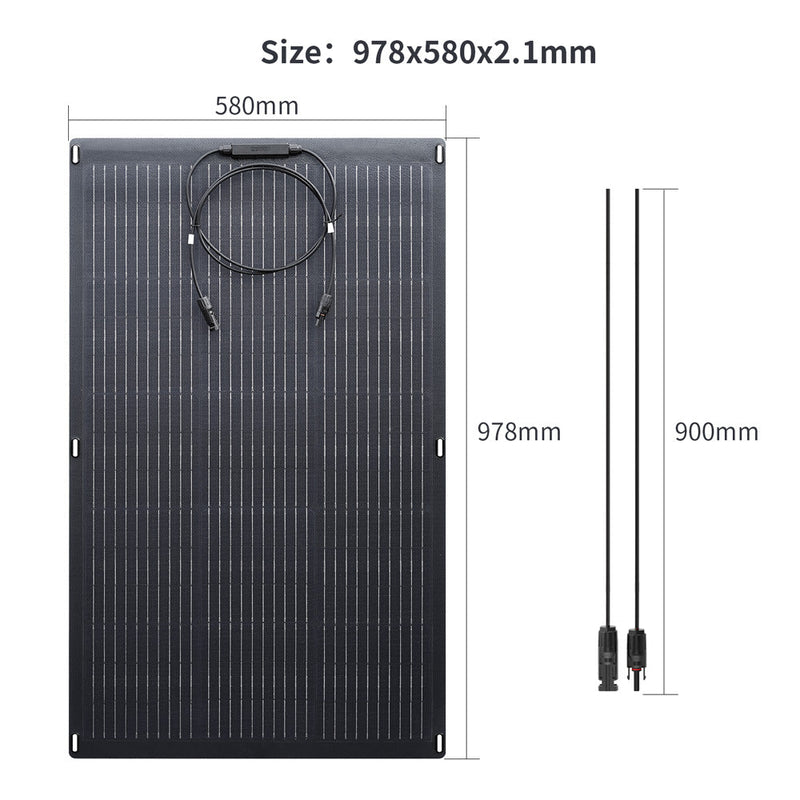 ALLPOWERS Solar Generator Kit 3600W R4000 + SF100 100W Flexible Solar Panel