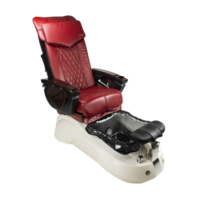 Mayakoba Siena Shiatsulogic LX Pedicure Chair - AYC-SPA-SIENA-LX1807-817BLKGLD-18VBLK