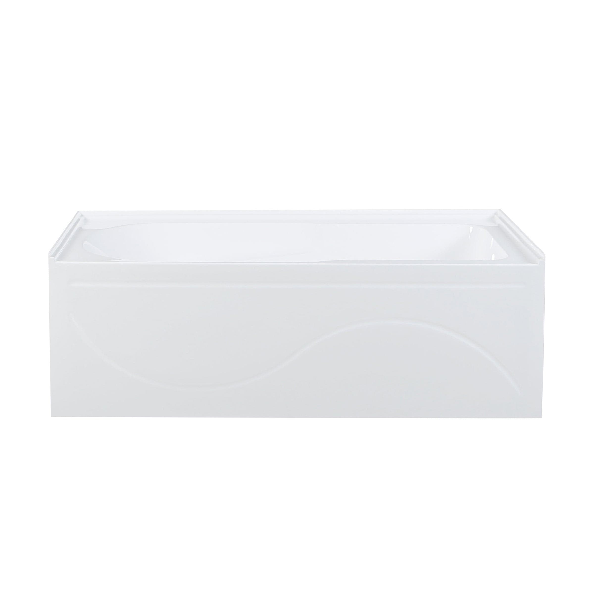 Swiss Madison Ivy 60" X 30" Left-Hand Drain Alcove Bathtub with Apron - SM-AB545 - Backyard Provider