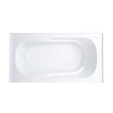 Swiss Madison Ivy 60" X 30" Left-Hand Drain Alcove Bathtub with Apron - SM-AB545 - Backyard Provider