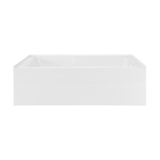 Swiss Madison Voltaire 72" x 36" Right-Hand Drain Alcove Bathtub with Apron - SM-AB555 - Backyard Provider