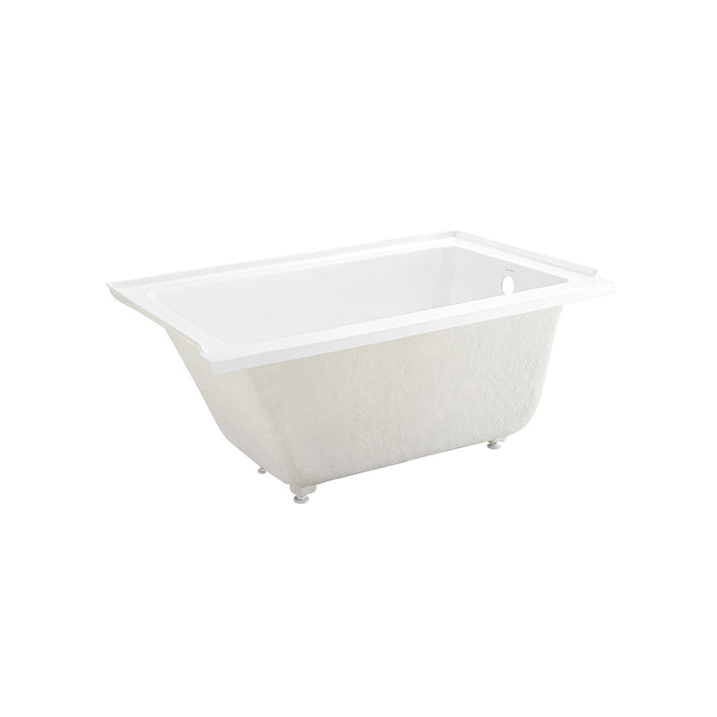 Swiss Madison Voltaire 54 in x 30 in Acrylic Glossy White, Alcove, Integral Right-Hand Drain, Bathtub - SM-AB563 - Backyard Provider