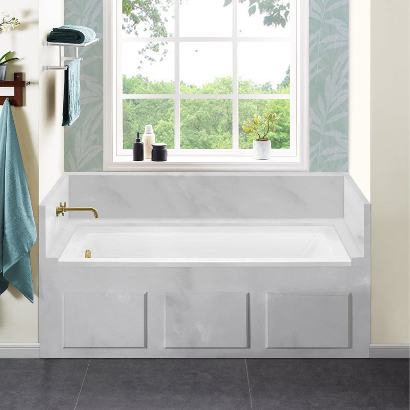 Swiss Madison Voltaire 60" X 32" Left-Hand Drain Alcove Bathtub - SM-DB563 - Backyard Provider