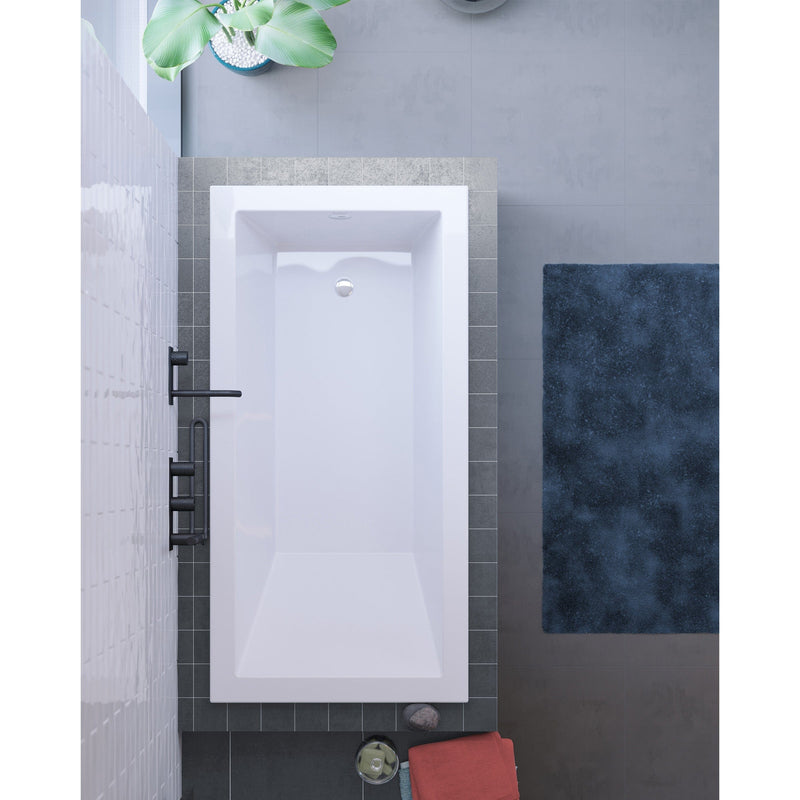 Swiss Madison Voltaire 48" x 32" Reversible Drain Drop-In Bathtub - SM-DB571 - Backyard Provider