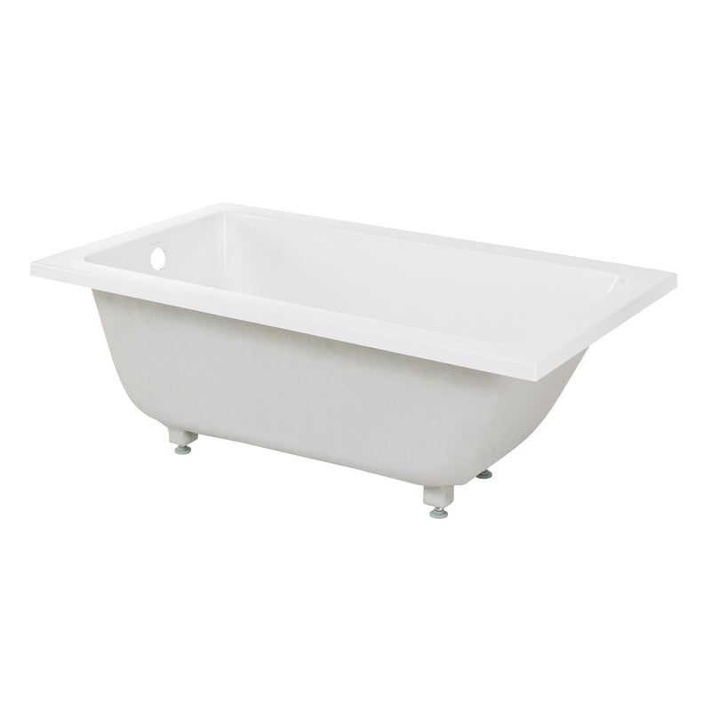 Swiss Madison Voltaire 54" x 30" Reversible Drain Drop-In Bathtub - SM-DB572 - Backyard Provider