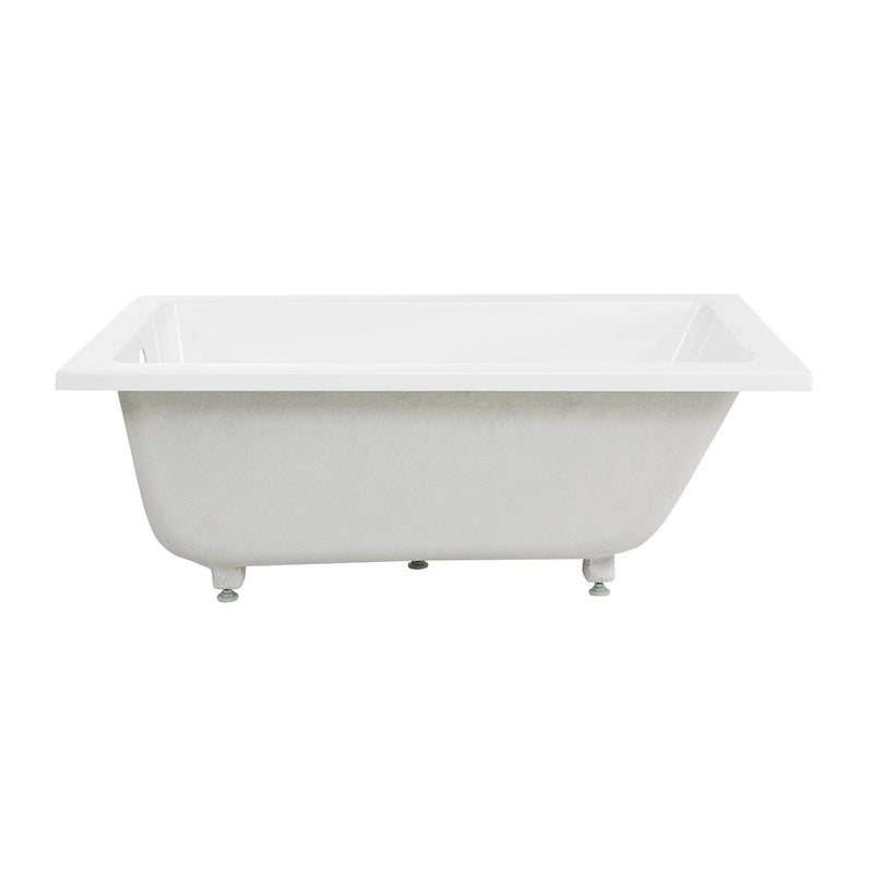 Swiss Madison Voltaire 54" x 30" Reversible Drain Drop-In Bathtub - SM-DB572 - Backyard Provider