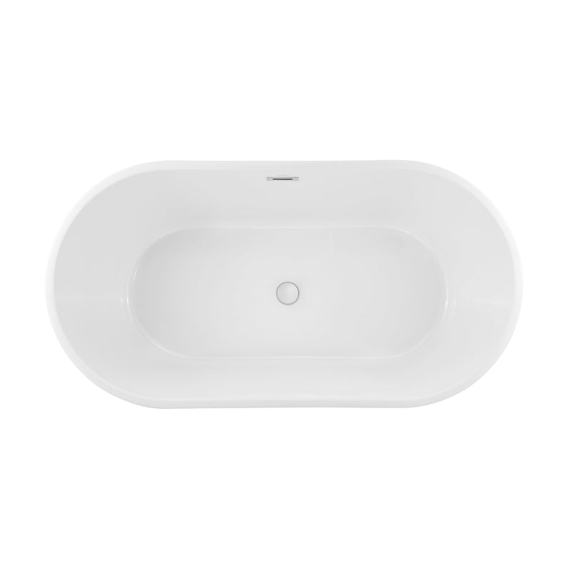 Swiss Madison Claire 60" Freestanding Bathtub - SM-FB590 - Backyard Provider