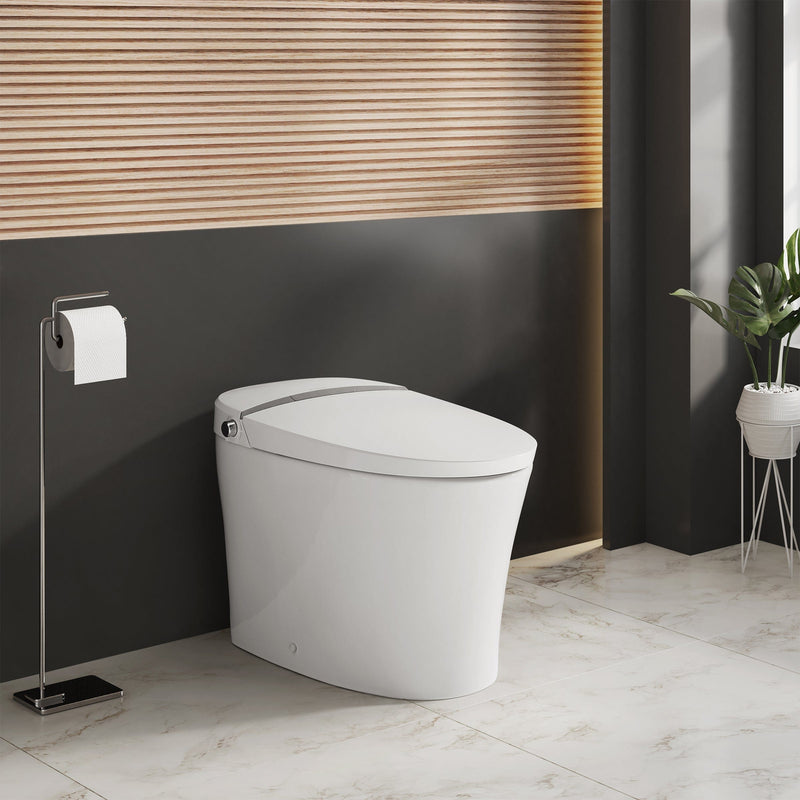 ﻿﻿﻿Swiss Madison Avancer Intelligent Tankless Elongated Toilet and Bidet, Touchless Vortex™ Dual-Flush 1.1/1.6 gpf - SM-ST060 - Backyard Provider