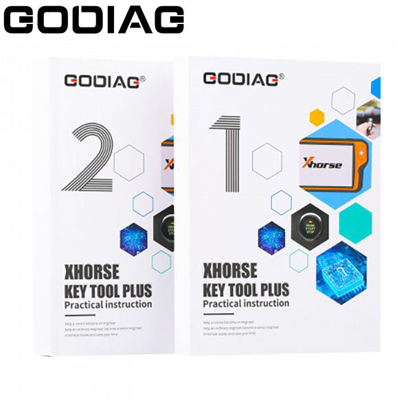 Xhorse Keytool Plus Tablet and GoDiag Key Tool Plus Practical Instruction Books 1 & 2 - XHS-GDG-KTP-KIT