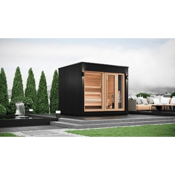 SaunaLife Model G7S Pre-Assembled Outdoor Home Sauna SL-MODELG7S-L