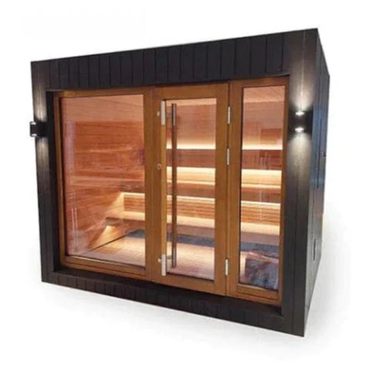 SaunaLife Model G7S Pre-Assembled Outdoor Home Sauna SL-MODELG7S-L