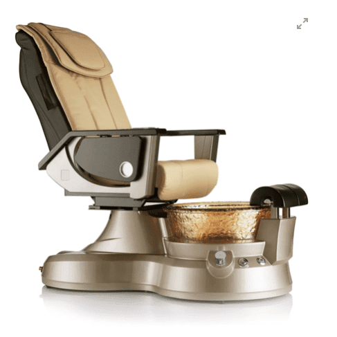 J&A LENOX LX PEDICURE SPA CHAIR - DSP-J&A-SPA-LENOX-LX-BLK-GY-BLK